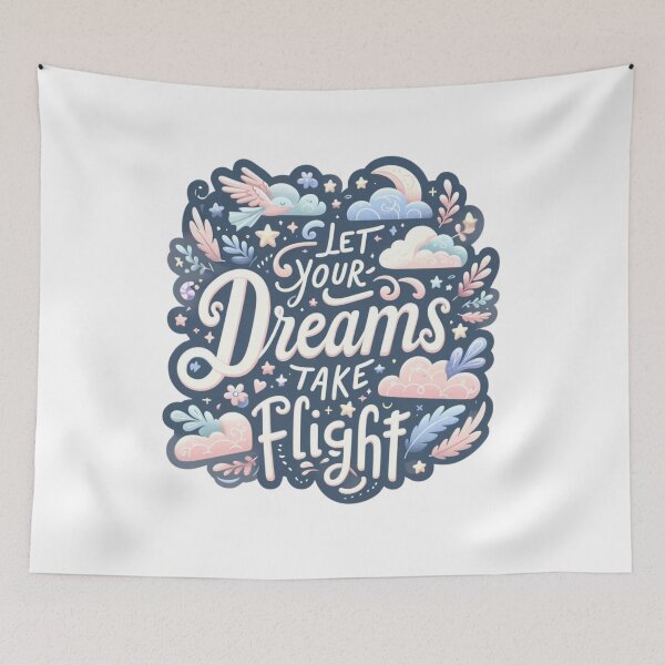 Item preview, Let Your Dreams Take Flight | Gift for Pilots and Aviator | Pilot Merchandise | Inspirational Quote Graphic Art designed and sold by NocturnalEngg.