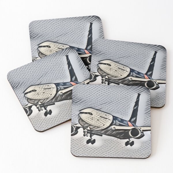 Item preview, 767 Arrival In Pointillism designed and sold by Fearless-Fox.