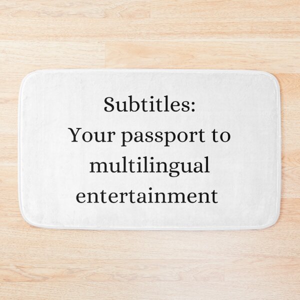 Item preview, Subtitles designed and sold by YourChingu.