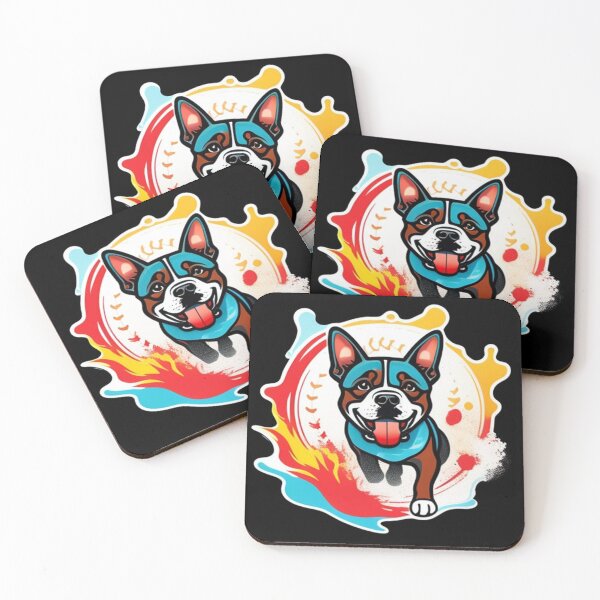 Item preview, Dog running from ball designed and sold by  Kink Ink Designs.