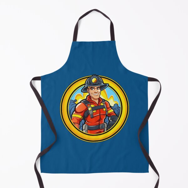 Item preview, Cartoon Superhero Firefighter designed and sold by BandA-Merch.