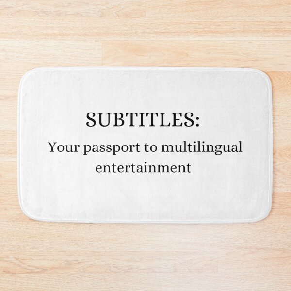 Item preview, Subtitles designed and sold by YourChingu.