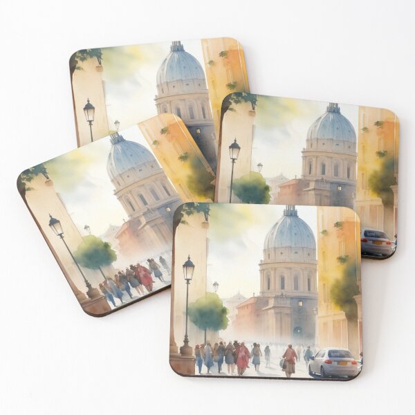 Item preview, Rome-Watercolor Art designed and sold by TondoMeander.