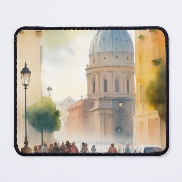 Item preview, Rome-Watercolor Art designed and sold by TondoMeander.