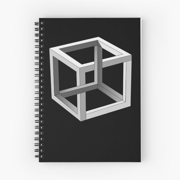 Item preview, Cube Optical Illusion Necker Cube Architect Optical Illusion Gear designed and sold by DynamicDesign.