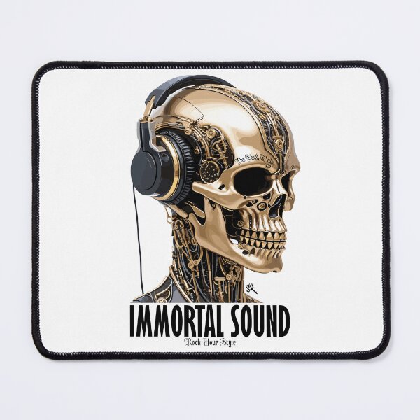 Item preview, Immortal Sound - The Skull Club, skull, skull, headphones designed and sold by HIGUMAX.