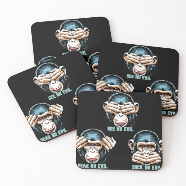 Item preview, Three Wise Monkeys designed and sold by halibutgoatramb.