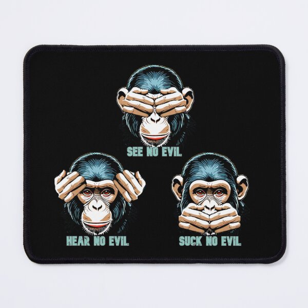Item preview, Three Wise Monkeys designed and sold by halibutgoatramb.
