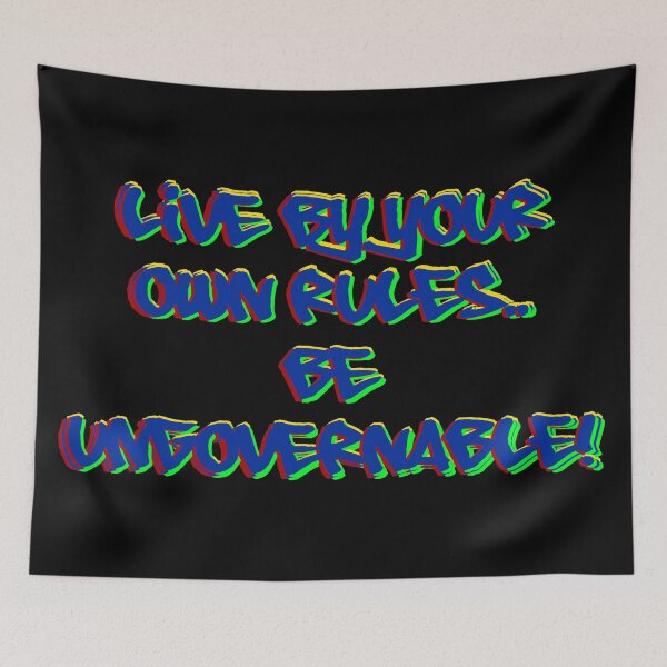 Item preview, Live by your own rules designed and sold by Zendragon-Store.
