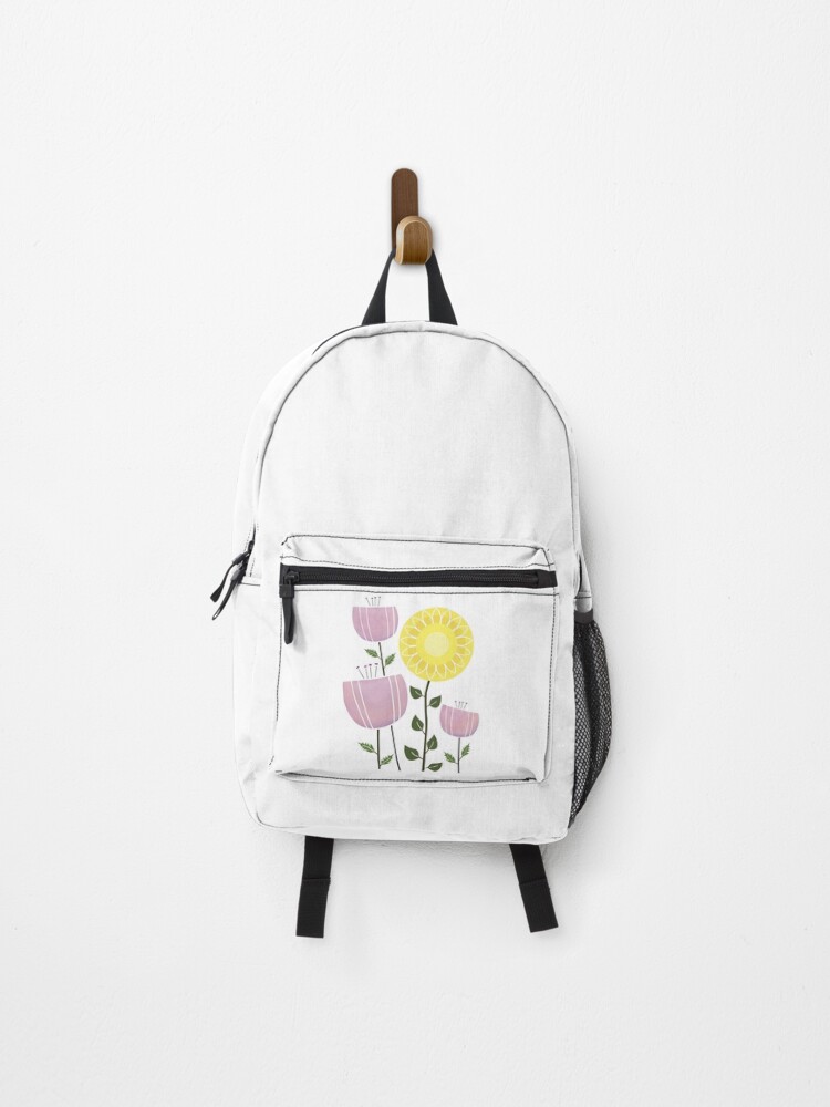 Thumbnail 1 of 3, Backpack, Mid Mod Flower Design designed and sold by CarlaBaremb.