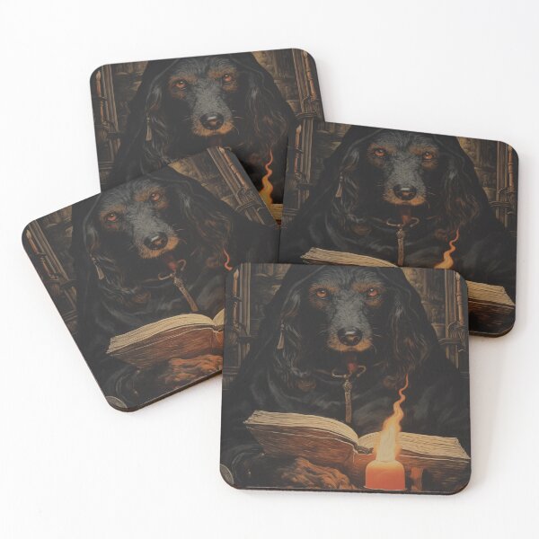 Item preview, GWENEVERE - DARK FANTASY ART STYLE DOG designed and sold by VistaThreadsCo.