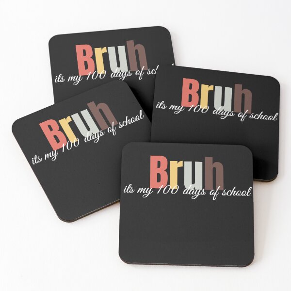 Item preview, "Easygoing Triumph: bruh its my 100 days of school Tee" designed and sold by AI-volution.
