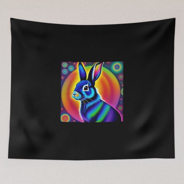 Item preview, Trippy rabbits designed and sold by Flowerslaps.
