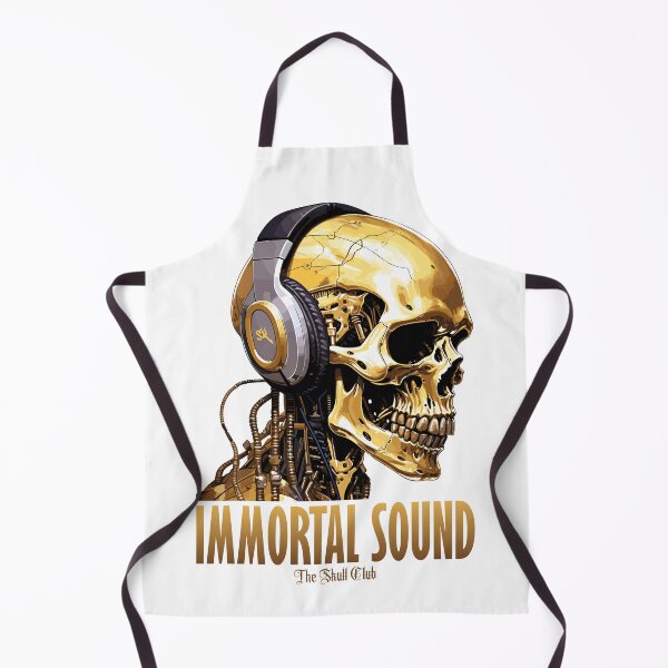 Item preview,  Immortal Sound - The Skull Club, skull, skull, headphones designed and sold by HIGUMAX.