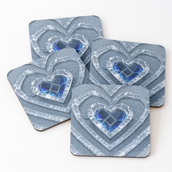 Item preview, Blue Heart of Ice designed and sold by Claude  Leblanc.