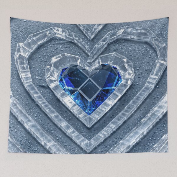 Item preview, Blue Heart of Ice designed and sold by Claude  Leblanc.