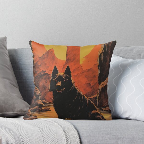 Item preview, BRUTUS - DARK FANTASY ART STYLE DOG  designed and sold by VistaThreadsCo.