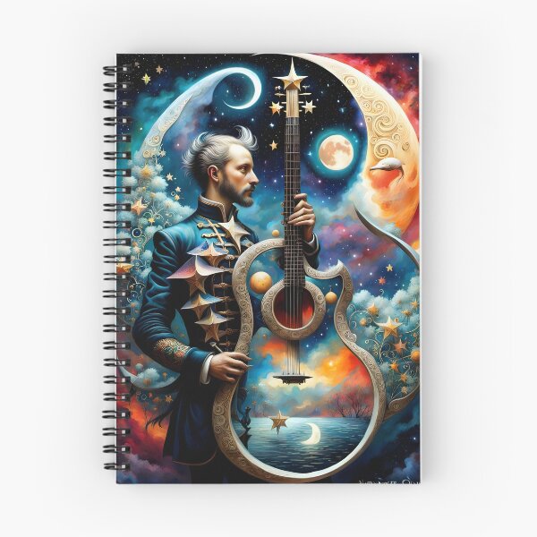 Item preview, anthropomorphic moon guitar singer designed and sold by rhadooss.