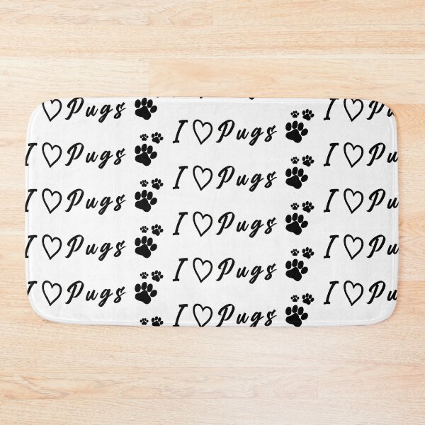 Item preview, I love Pugs designed and sold by PowesomePets.