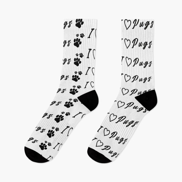 Item preview, I love Pugs designed and sold by PowesomePets.