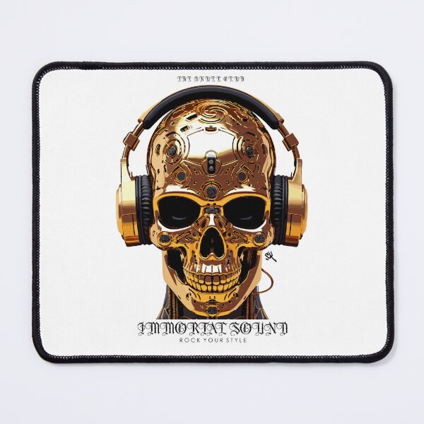 Item preview, Immortal Sound - The Skull Club, skull, skull, headphones designed and sold by HIGUMAX.
