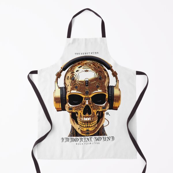 Item preview, Immortal Sound - The Skull Club, skull, skull, headphones designed and sold by HIGUMAX.