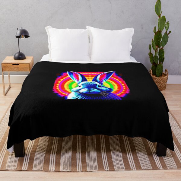 Item preview, Trippy rabbits designed and sold by Flowerslaps.