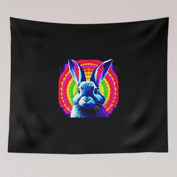 Item preview, Trippy rabbits designed and sold by Flowerslaps.