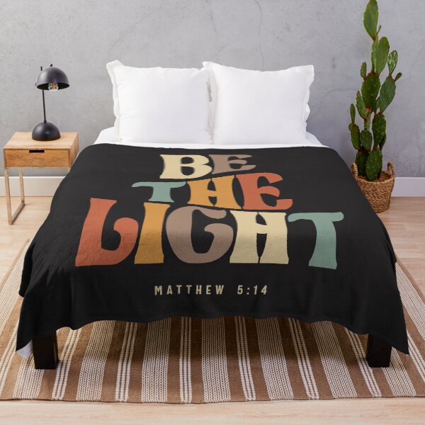 Item preview, Be The Light Matthew 5:14 Christian Quote designed and sold by cidolopez.
