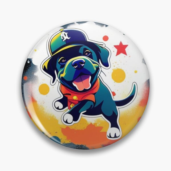 Item preview, Such a happy baseball puppy designed and sold by Kink Ink Designs.