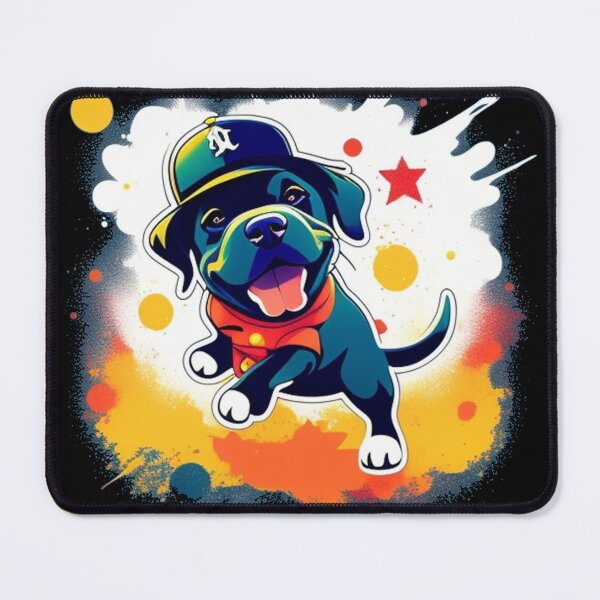 Item preview, Such a happy baseball puppy designed and sold by Kink Ink Designs.