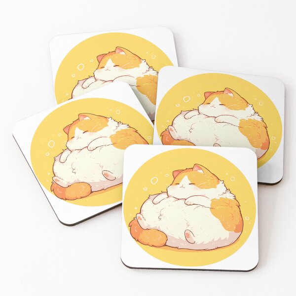 Item preview, lazy fat cat cartoon designed and sold by Rung304.