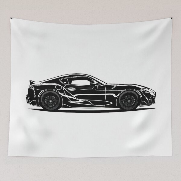 Item preview, Toyota Supra GR design silhouette designed and sold by Jerhus.