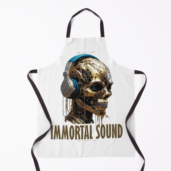 Item preview, Immortal Sound - The Skull Club, skull, skull, headphones designed and sold by HIGUMAX.