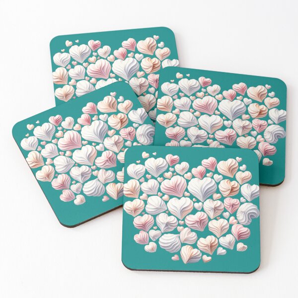 Item preview, Valentine's Day, Heart-shaped Meringue for wedding, lover designed and sold by digidecalden.