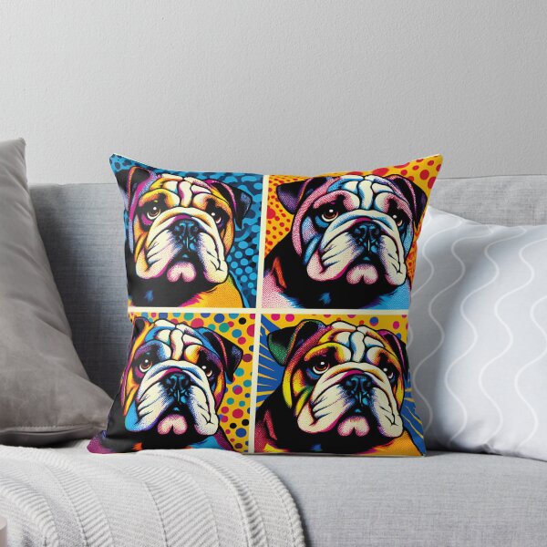 Item preview, Pop Art Bulldog Masterpiece designed and sold by PawspectCreate.