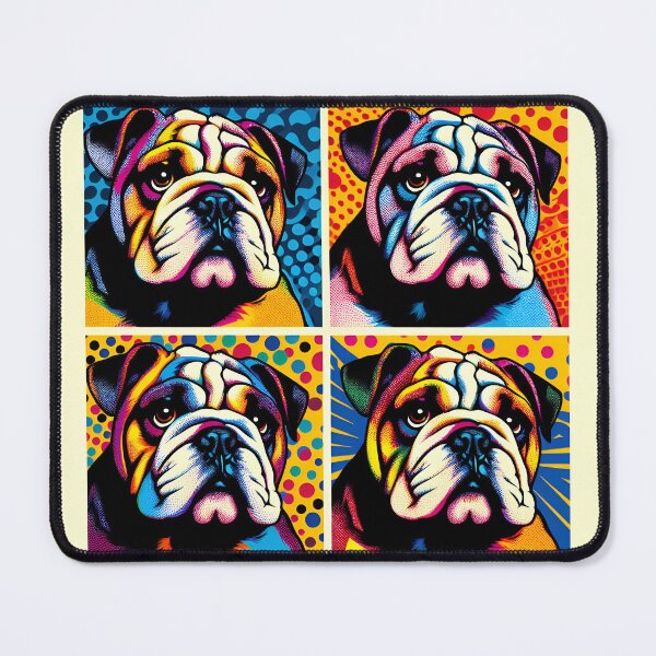 Item preview, Pop Art Bulldog Masterpiece designed and sold by PawspectCreate.