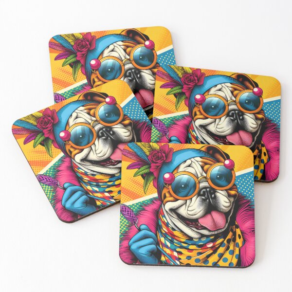Item preview, Bulldog Beauty in Illustration designed and sold by PawspectCreate.