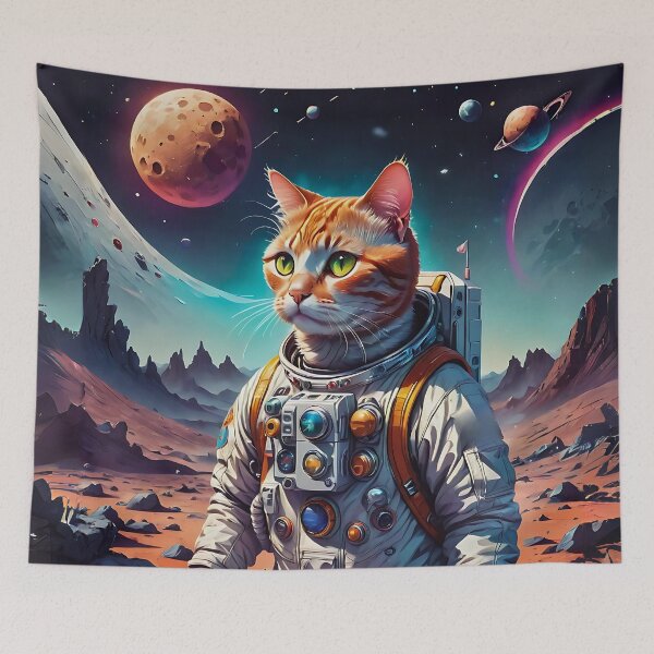 Item preview, Cat Astronaut in the Space designed and sold by Marcicev-Bojan.