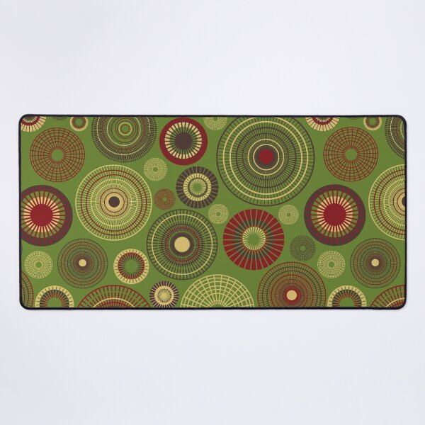 Item preview, concentric circles red and green designed and sold by colorofmagic.