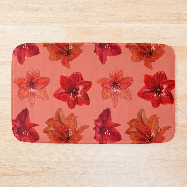 Item preview, Red Amaryllis Flowers - Set of 4 designed and sold by Vanessa Priest.