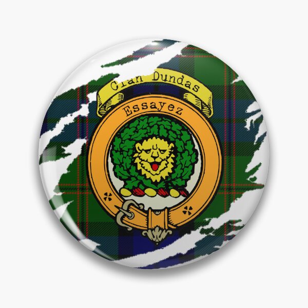 Item preview, Dundas Crest Scottish Surname Tartan designed and sold by BagTown Clans.