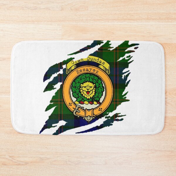 Item preview, Dundas Crest Scottish Surname Tartan designed and sold by BagTown Clans.