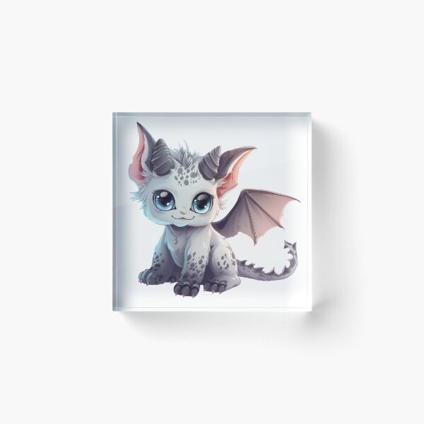 Item preview, Cute Dagocat (Gray Dragon Kitten) designed and sold by FantasyDreamArt.