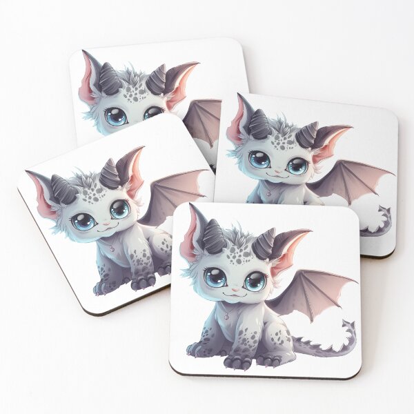 Item preview, Cute Dagocat (Gray Dragon Kitten) designed and sold by FantasyDreamArt.