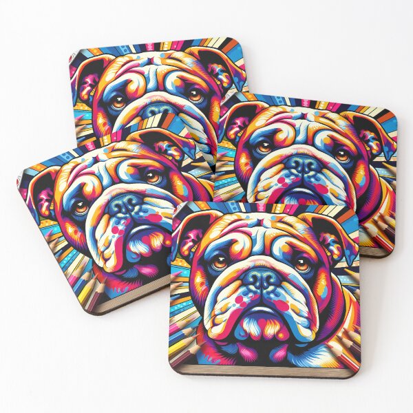 Item preview, Contemporary Bulldog Charm designed and sold by PawspectCreate.