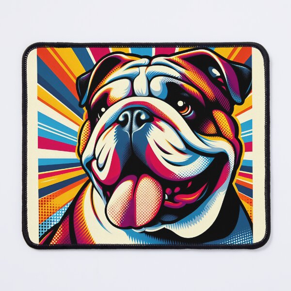 Item preview, Bulldog Affection in Pop ArtBulldog Affection in Pop Art designed and sold by PawspectCreate.