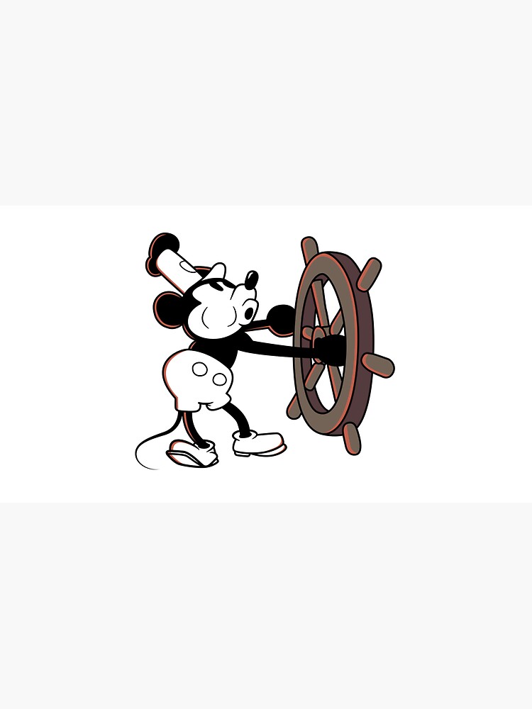 Thumbnail 6 of 6, Bucket Hat, Steamboat Willie steamboat mickey, mickey mouse designed and sold by therocketman.
