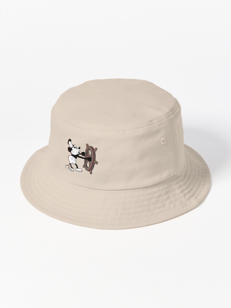 Thumbnail 1 of 6, Bucket Hat, Steamboat Willie steamboat mickey, mickey mouse designed and sold by therocketman.