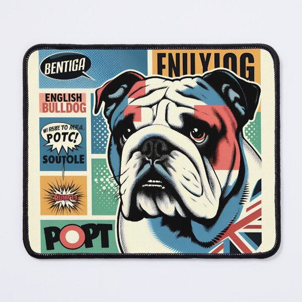 Item preview, Bulldog Spirit in a Portrait designed and sold by PawspectCreate.